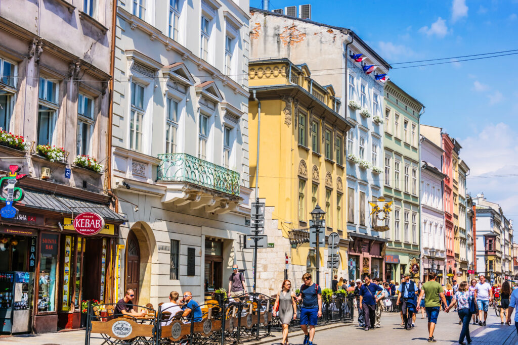 Krakow centrum Rekommenderade omraden och stadsdelar