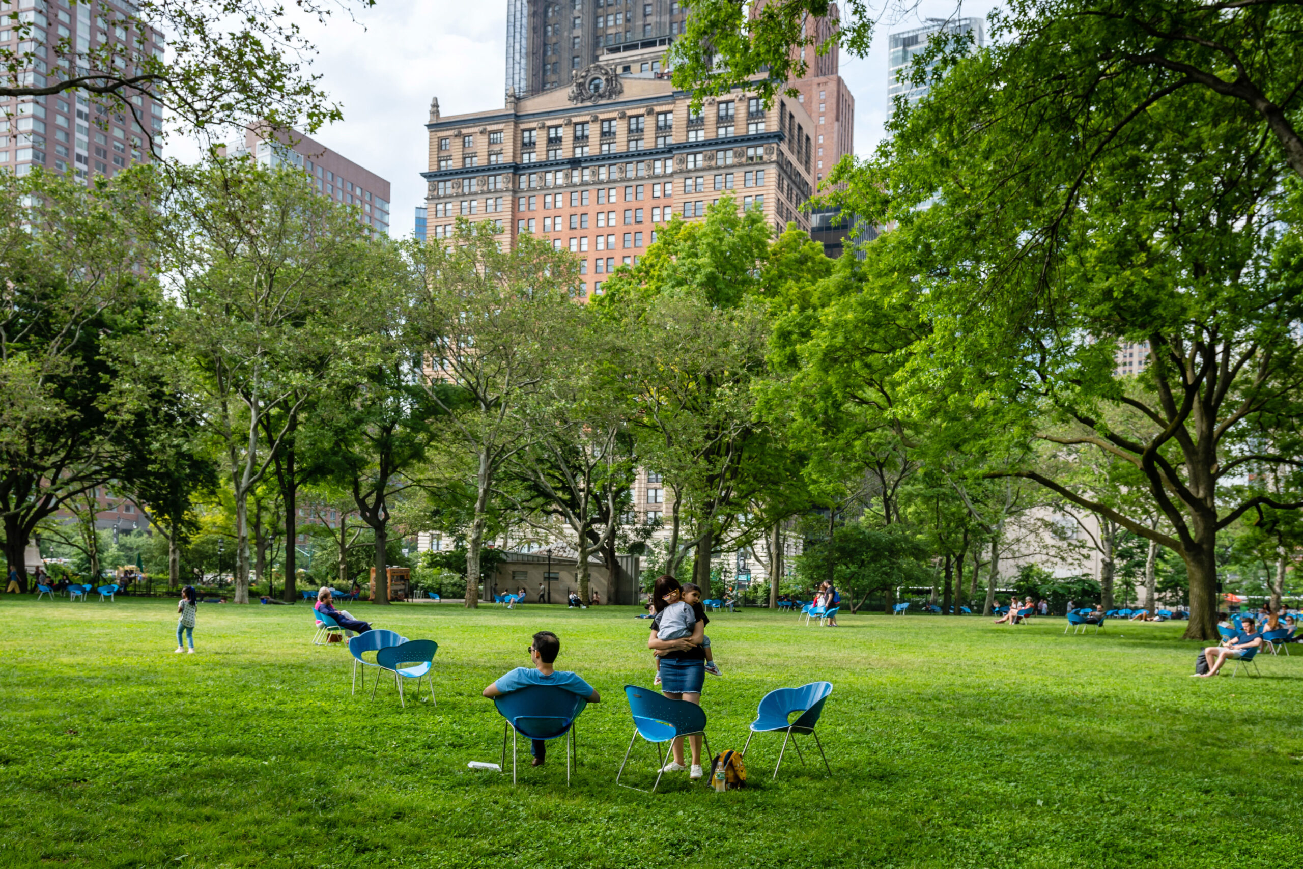 Battery Park New York City rekommenderade omraden stadsdelar