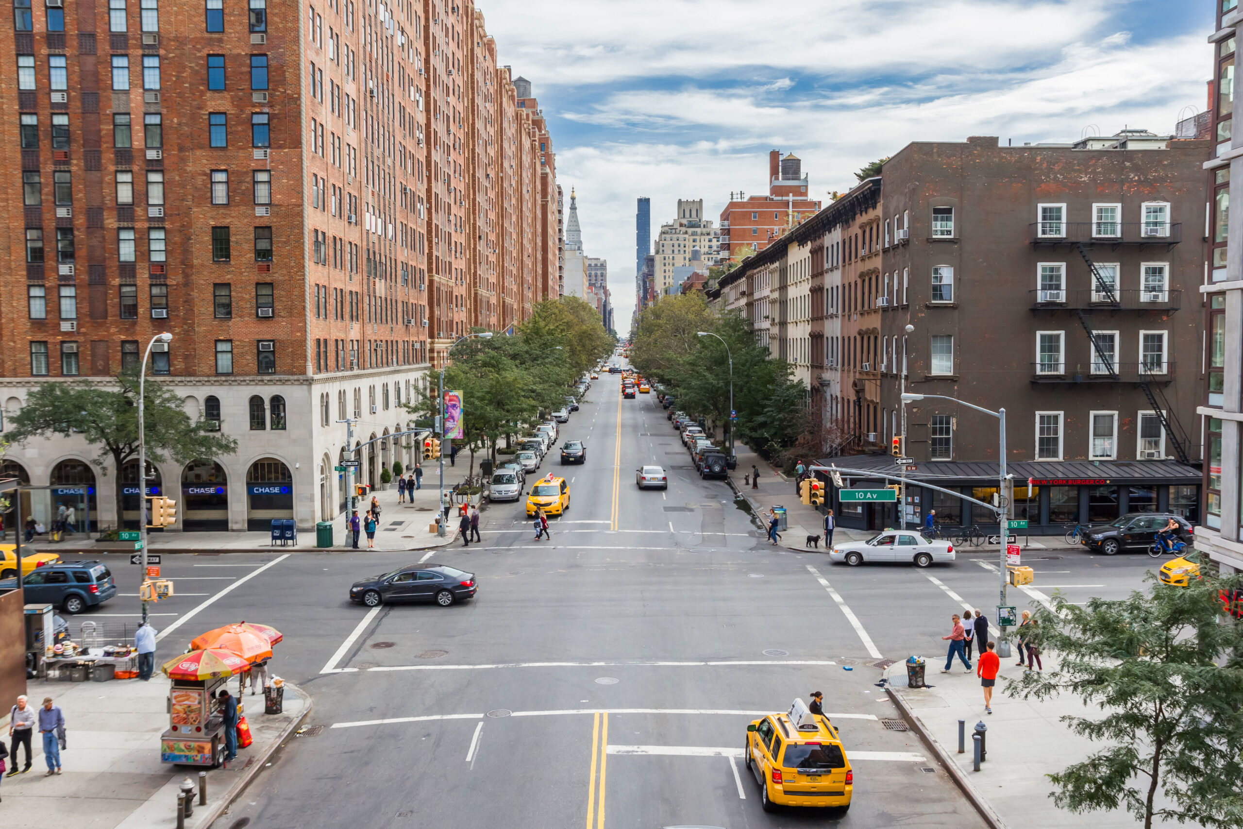 Midtown New York City rekommenderade omraden stadsdelar