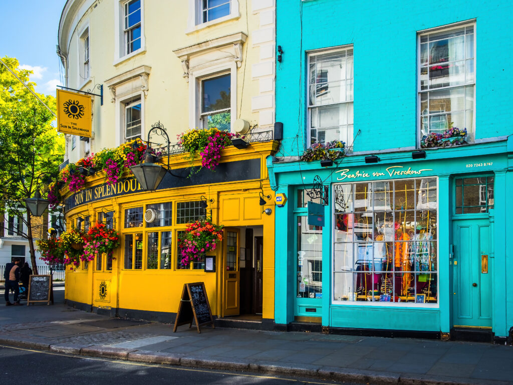 Notting Hill London Rekommenderade omraden stadsdelar