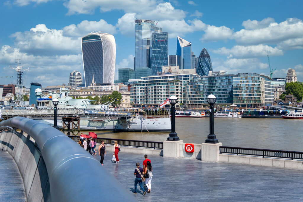 City of London Rekommenderade omraden stadsdelar