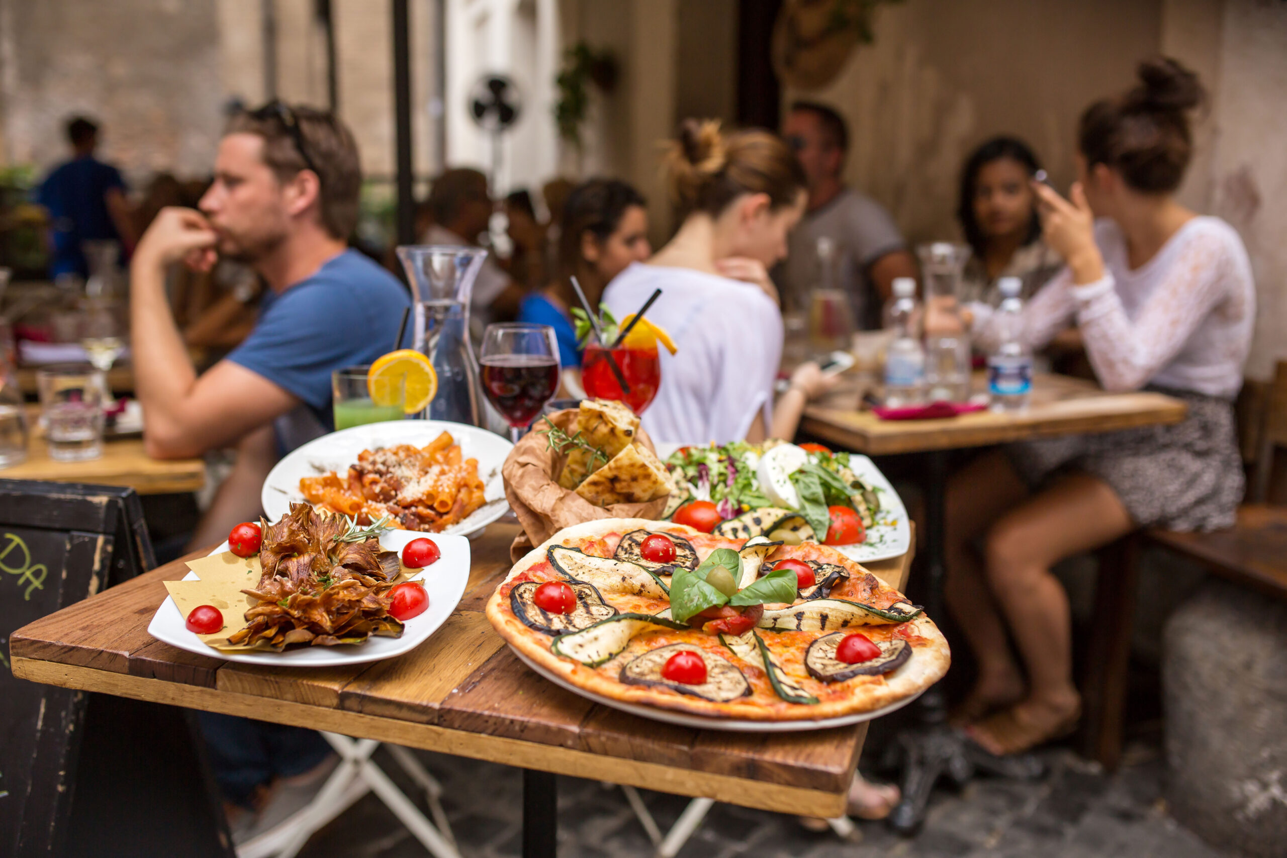 Pizza och matupplevelser i Rom - Italien