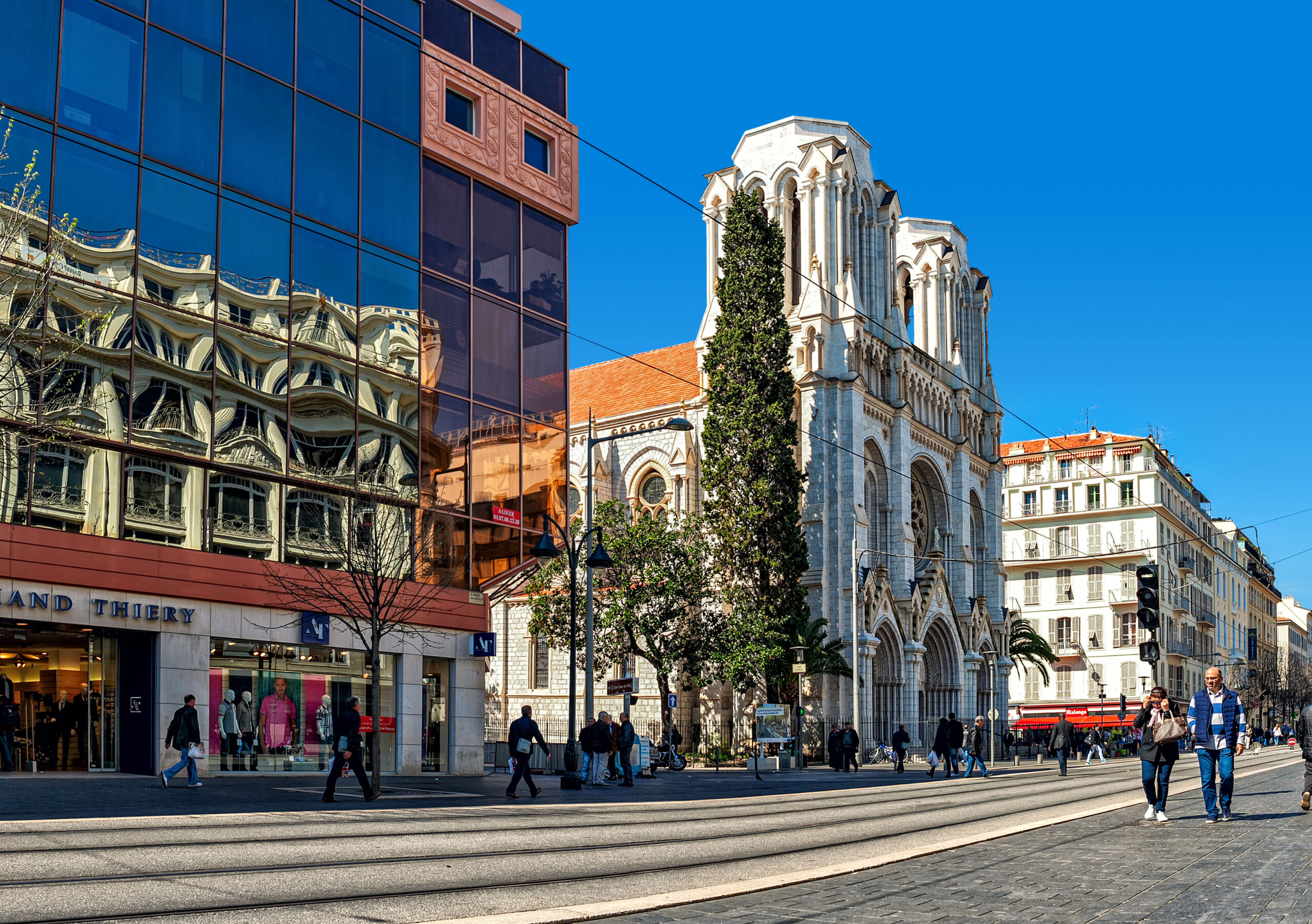 Jean Médecin i Nice - rekommenderade stadsdelar