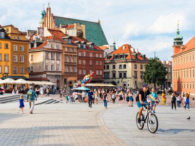 Rekommenderade områden och stadsdelar i Warszawa