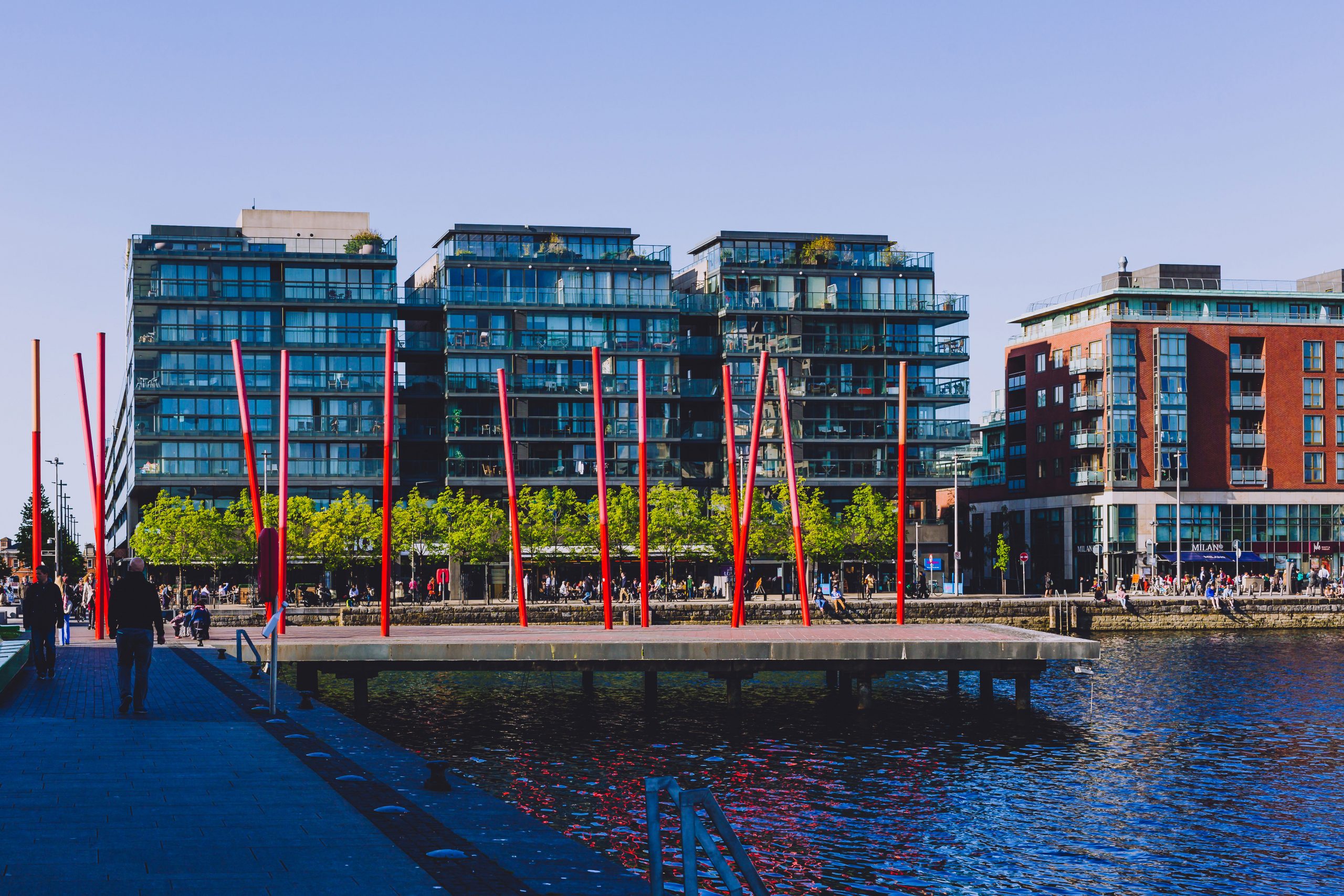 Docklands i Dublin - rekommenderade områden