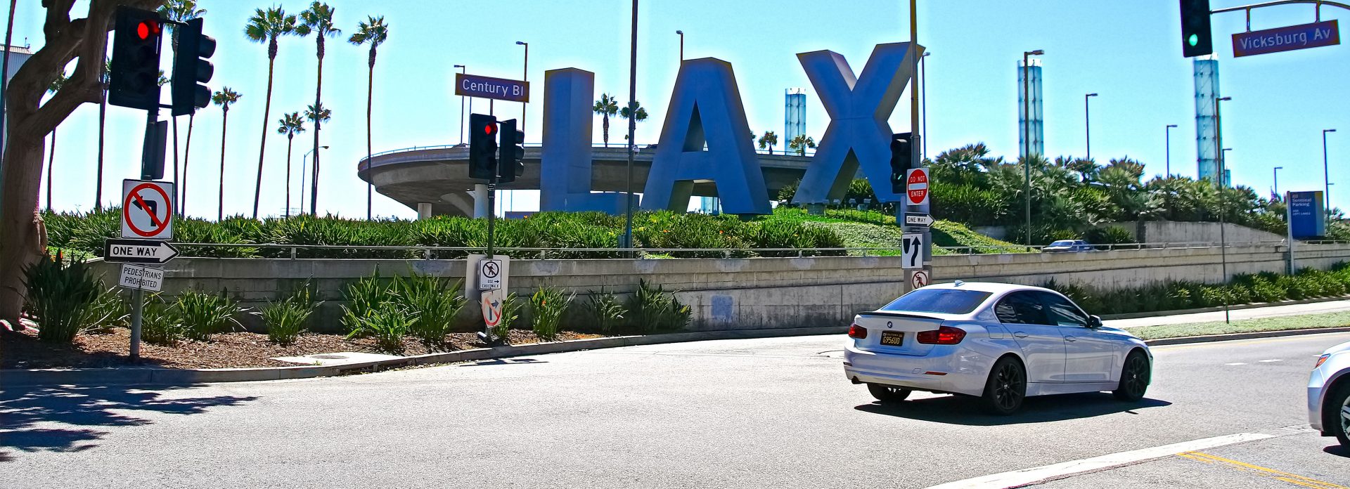 Transport från flygplatsen LAX till centrum av Los Angeles