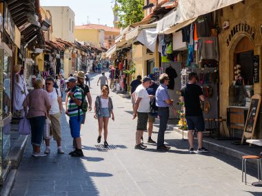 Transport från flygplatsen till centrum av Rhodos