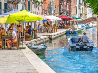 Rekommenderade områden och stadsdelar i Venedig