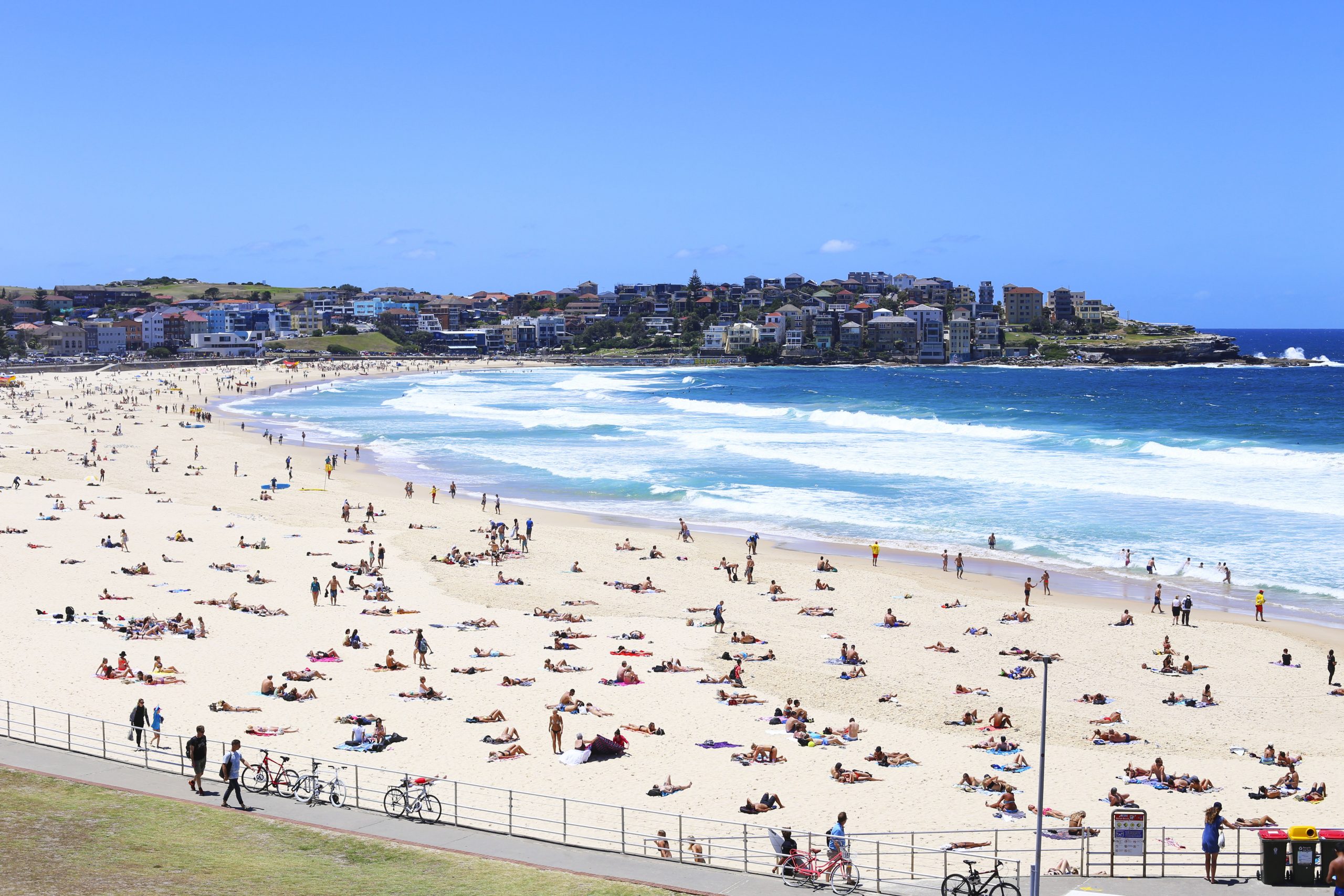 Bondi Beach i Sydney - rekommenderade områden