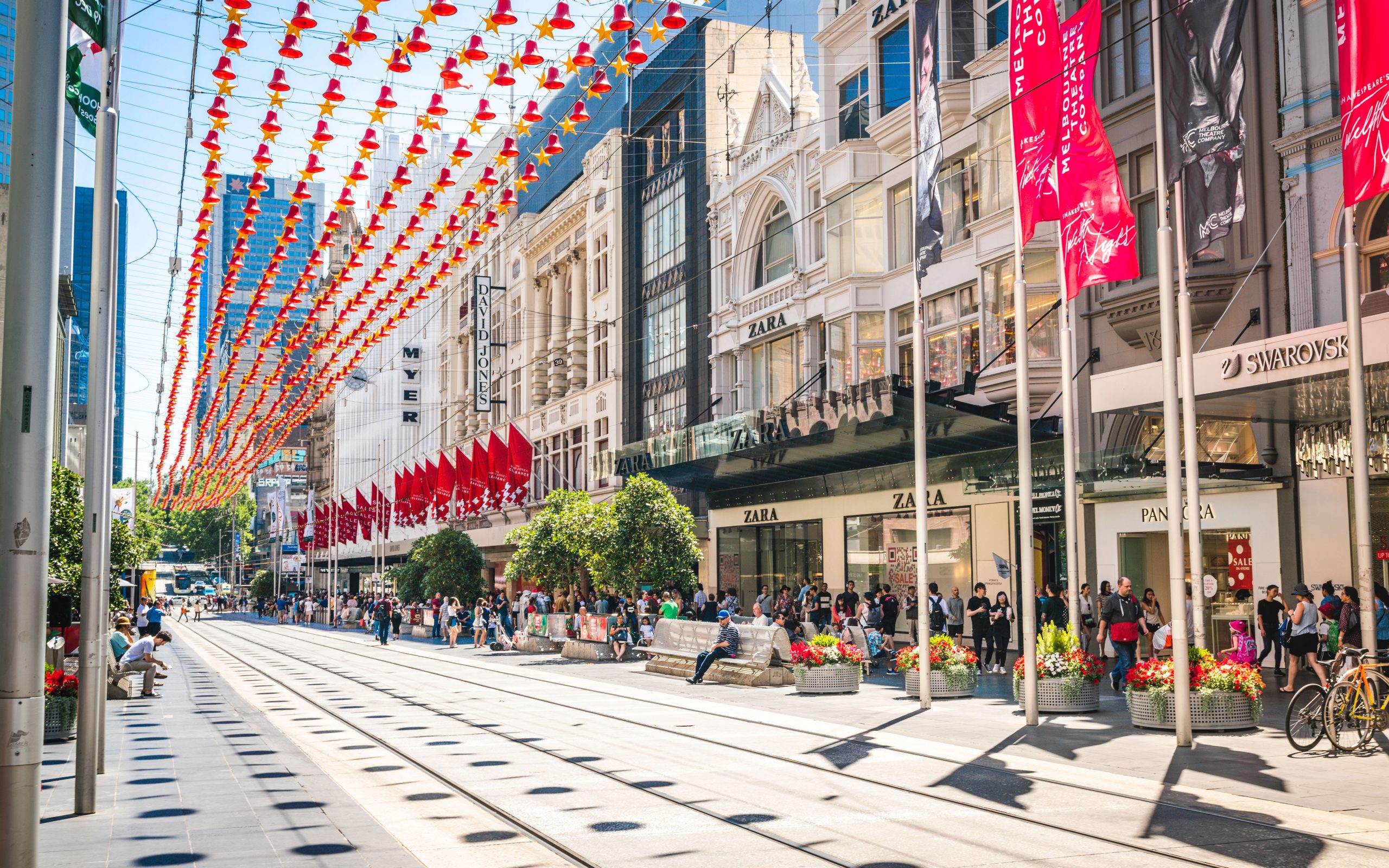Bourke Street Shoppingcenter i Melbourne