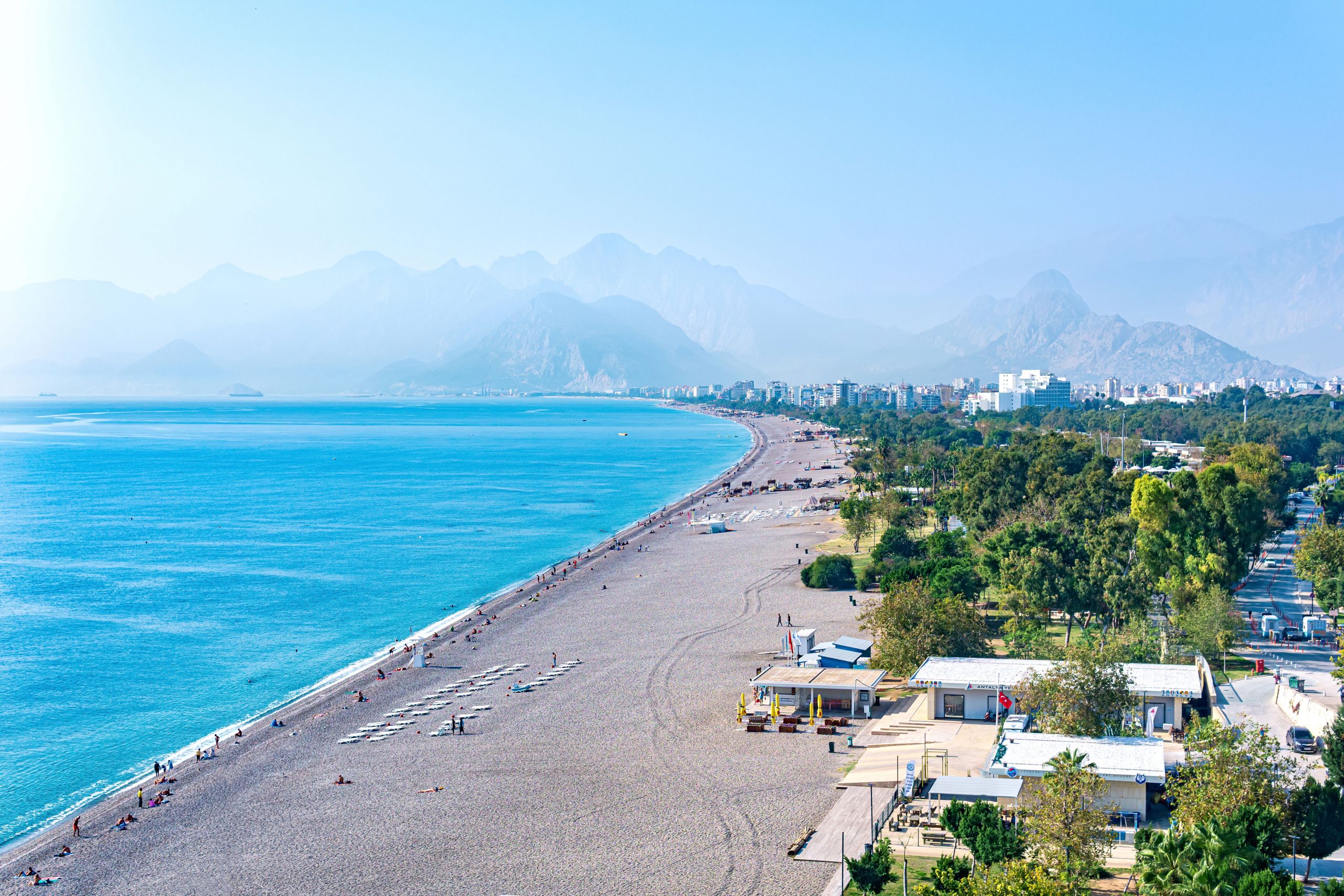 Konyaalti i Antalya - rekommenderade områden