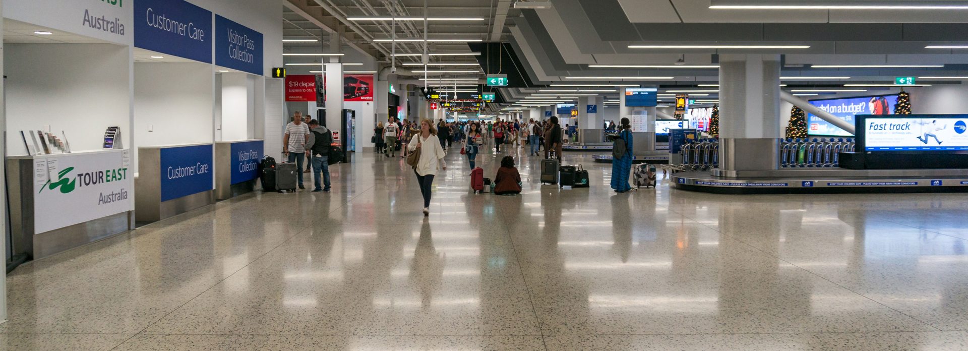 Transport från flygplatsen till centrum av staden Melbourne