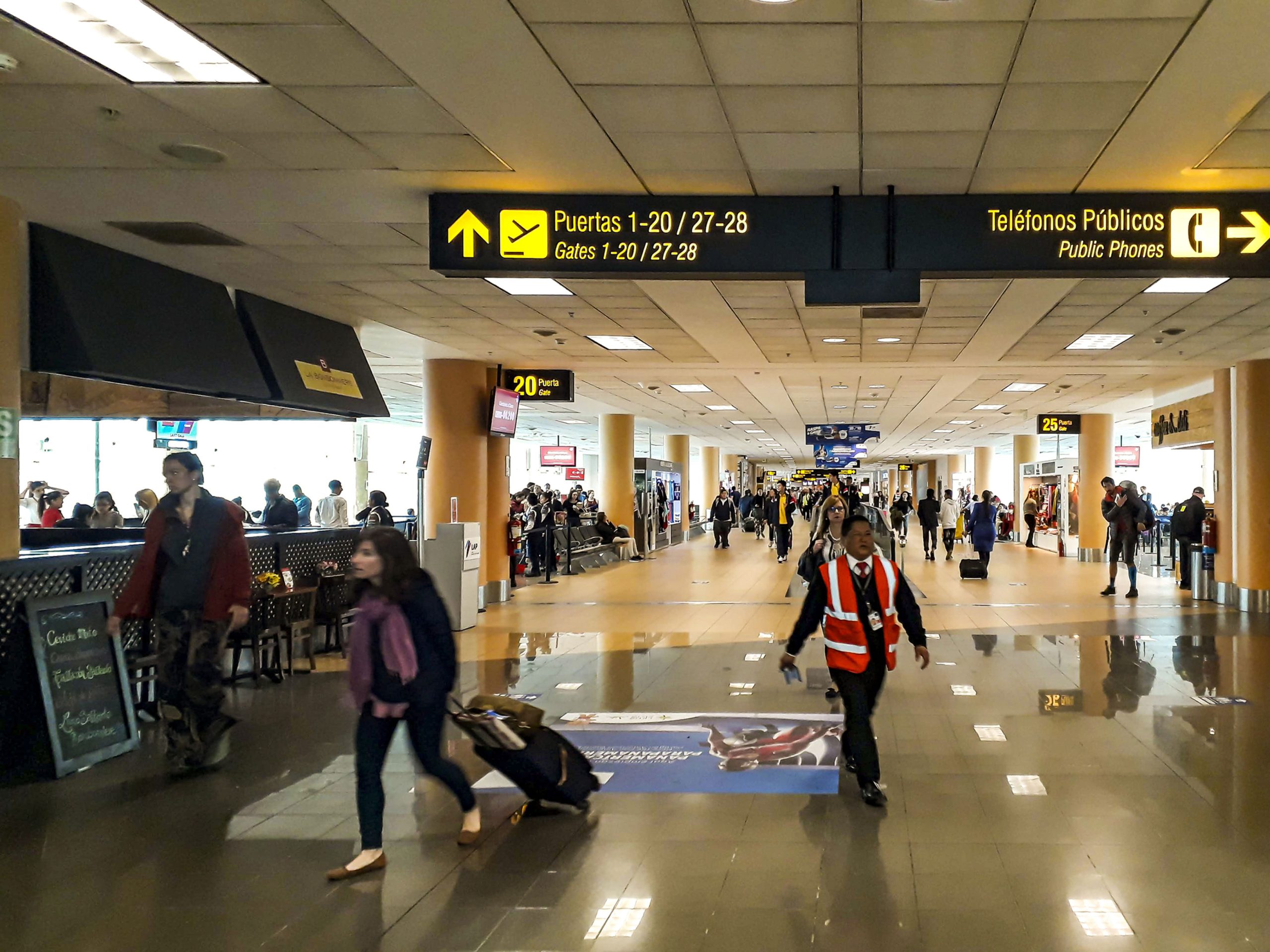 Slutsats transport från Peru Lima flygplats till centrum av staden