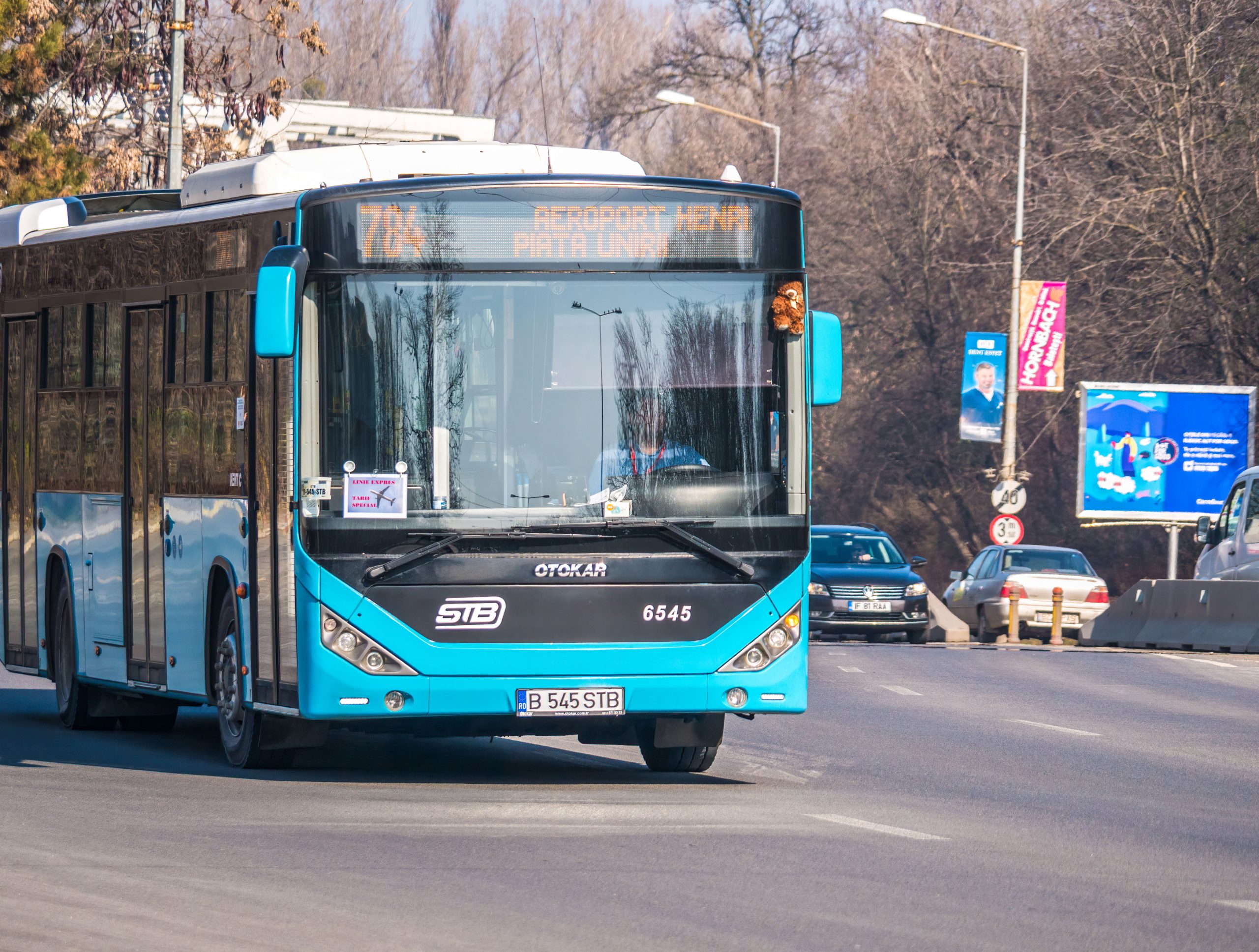 buss transport från Bukarest flygplats till centrum av staden